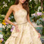 Ava Presley 42555 - Strapless Floral Ball Gown with Tiered Ruffles