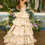 Ava Presley 42555 - Strapless Floral Ball Gown with Tiered Ruffles