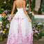 Ava Presley 43001 - Floral Print Strapless Flowing Evening Gown