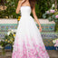 Ava Presley 43001 - Floral Print Strapless Flowing Evening Gown