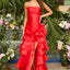 Ava Presley 43015 - Straight Neckline Tiered Ruffle Prom Dress