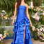 Ava Presley 43015 - Straight Neckline Tiered Ruffle Prom Dress