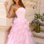 Ava Presley 43019 - Strapless Floral Applique Tulle Ball Gown