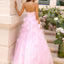 Ava Presley 43019 - Strapless Floral Applique Tulle Ball Gown