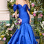 Ava Presley 43020 - Off Shoulder Satin Mermaid Prom Gown