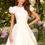 Ava Presley 43023 - Puff Sleeve A Line Prom Gown