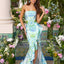 Ava Presley 43024 - Strapless Printed Mermaid Prom Gown with Slit