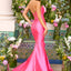 Ava Presley 43026 - Floral Embellished Mermaid Gown Featuring Ruffled Slit