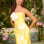 Ava Presley 43026 - Floral Embellished Mermaid Gown Featuring Ruffled Slit