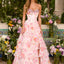 Ava Presley 43034 - Floral Print Tiered Ruffle Corset Prom Gown