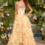 Ava Presley 43034 - Floral Print Tiered Ruffle Corset Prom Gown