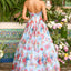Ava Presley 43036 - Beaded Corset Floral Tiered Prom Gown