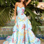 Ava Presley 43039 - Sweetheart Neckline Floral Print Evening Gown
