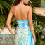 Ava Presley 43052 - Strapless Printed Mermaid Gown Detachable Overskirt