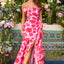 Ava Presley 43057 - Strapless Floral Mermaid Gown Ruffle Neckline