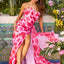 Ava Presley 43057 - Strapless Floral Mermaid Gown Ruffle Neckline