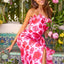 Ava Presley 43057 - Strapless Floral Mermaid Gown Ruffle Neckline