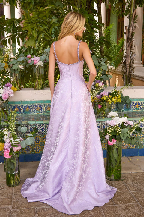 Ava Presley 43078 - Fitted Corset Bodice Flowing Prom Gown