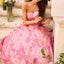 Ava Presley 43082 - Sparkling Floral Gown with Full Skirt