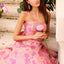 Ava Presley 43082 - Sparkling Floral Gown with Full Skirt
