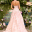 Ava Presley 43084 - Pearl Embellished Halter Neck Ball Gown