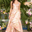 Ava Presley 43090 - Romantic A-Line Gown with Floral Detailing