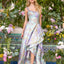 Ava Presley 43090 - Romantic A-Line Gown with Floral Detailing
