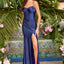 Ava Presley 43113 - Ruched Bust Gown with High Slit