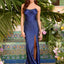 Ava Presley 43113 - Ruched Bust Gown with High Slit