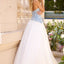 Ava Presley 43127 - Embroidered A-Line Gown with Statement Bow
