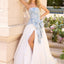 Ava Presley 43127 - Embroidered A-Line Gown with Statement Bow