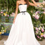Ava Presley 47365 - Corset Bodice Ball Gown with Ribbon Belt