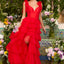 Ava Presley 47366 - Sweetheart Tiered Ruffle Bow Strap Gown