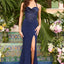 Ava Presley 47382 - Halter Neck Lace Corset Prom Gown