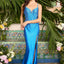 Ava Presley 47387 - Spaghetti Strap Beaded Mermaid Prom Gown