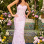 Ava Presley 47388 - Strapless Floral Beaded Mermaid Prom Gown