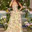 Ava Presley 47391 - Sparkling Floral Embroidery A-Line Prom Dress