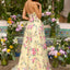 Ava Presley 47391 - Sparkling Floral Embroidery A-Line Prom Dress