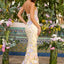 Ava Presley 47395 - 3D Floral Applique Strapless Evening Gown