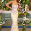 Ava Presley 47395 - 3D Floral Applique Strapless Evening Gown