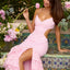 Ava Presley 47402 - Floral Lace Mermaid Gown Tiered Ruffles