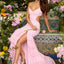 Ava Presley 47402 - Floral Lace Mermaid Gown Tiered Ruffles