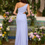 Ava Presley 47405 - One Shoulder Ruched Gown with Side Slit