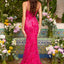 Ava Presley 47408 - Floral Applique Beaded Mermaid Prom Gown