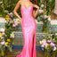 Ava Presley 47409 - Rhinestone Embellished Gown with Lace Up Back