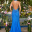 Ava Presley 47410 - Plunging Halter Neck Beaded Evening Gown