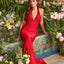Ava Presley 47410 - Plunging Halter Neck Beaded Evening Gown