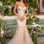 Ava Presley 47414 - Sweetheart Neckline Floral Applique Prom Gown