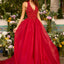 Ava Presley 47425 - Embellished Halter Neck Flowing Ball Gown