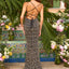 Ava Presley 47428 - Allover Crystal Pattern Gown with Open Back